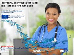 Put Your Liability IQ to the Test: Top Reasons NPs Get Sued