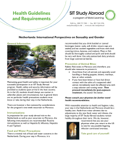 Netherlands: International Perspectives on Sexuality and Gender