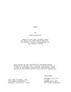 Sully - warner bros. for your consideration 2016