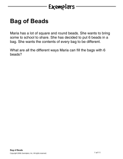 Bag of Beads