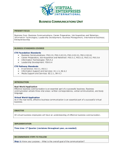 business communications unit - Virtual Enterprises International
