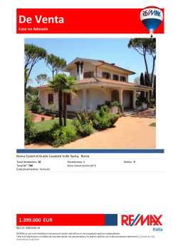 De Venta - RE/MAX Ecuador