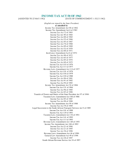 Income Tax Act