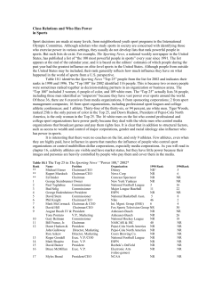 Class Relations and Who Has Power - McGraw