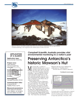 Antarctica - Campbell Scientific