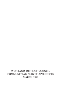 Additional Comments - Westland District Council