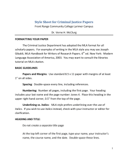 Criminal Justice - Front Range Community College