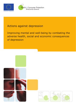 Actions against depression - European Commission