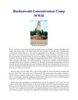 Buchenwald Concentration Camp WWII