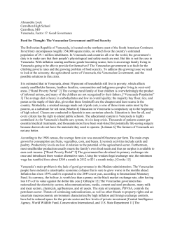 Alexandria Lock - The World Food Prize