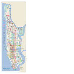 Manhattan Bus Map July 2009 - Acupuncturist Rebecca Nye L.Ac