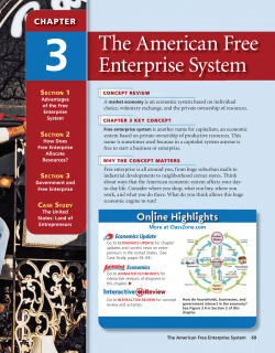 The American Free Enterprise System