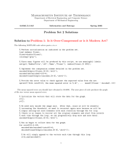 Problem Set 2 Solutions