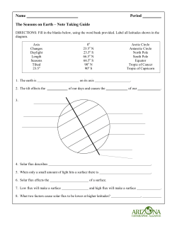 Student Note Taking Guide and Answer Key