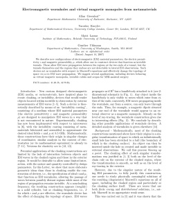 Electromagnetic wormholes and virtual magnetic