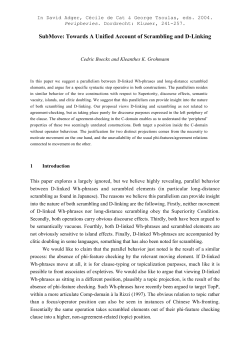 SubMove: Towards A Unified Account of Scrambling and D