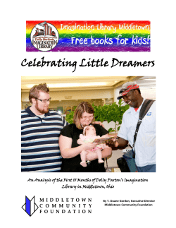 Celebrating Little Dreamers - Middletown Community Foundation