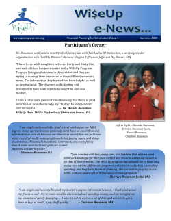 Particip pant`s Co orner