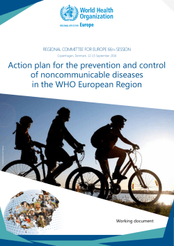 EUR/RC66/11: Action plan for the prevention and control of