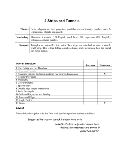 2 Strips and Tunnels