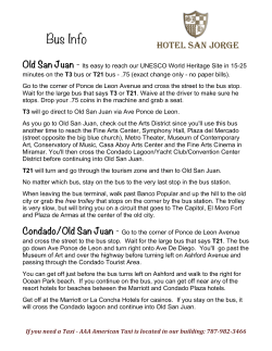 Bus Info - San Juan Budget Hotels