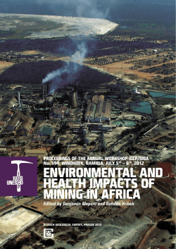 environmental and health impacts of mining in africa