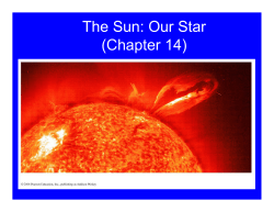The Sun: Our Star (Chapter 14)