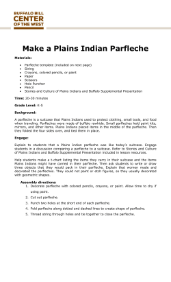 Make a Plains Indian Parfleche Lesson Resource