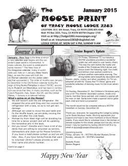 MOOSE PRINT Happy New Year