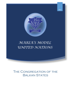 - Maria`s Model United Nations(MMUN)
