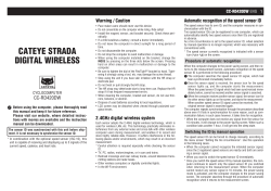 CATEYE STRADA DIGITAL WIRELESS