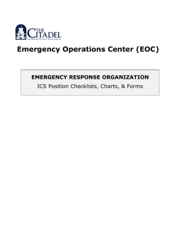 Campus Emergency Operations Center (EOC)