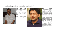 Author taking part in the events in Hall 1A, 1R