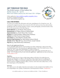 art through the eras - The Artful Lawyer, A Fine Gallery Inc.