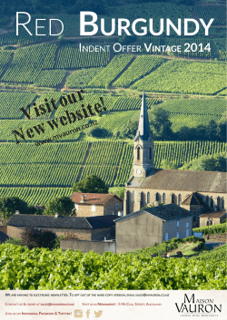 Red Burgundy - Maison Vauron