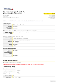 Gold Cross Hydrogen Peroxide 6%