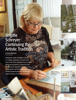 Brigitte Schreyer: Continuing the Artistic Tradition