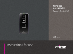 Instructions for use