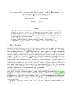 Convergence of local supermartingales and Novikov
