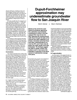 Dupuit-Forchheimer approximation may underestimate