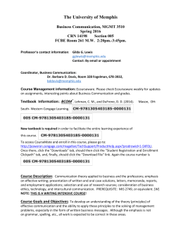 The University of Memphis