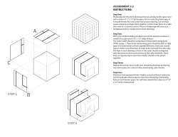 Assignment 2.2 Architecture Scale: Cubes