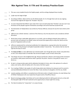 War Against Time: A 17th and 18 century Practice