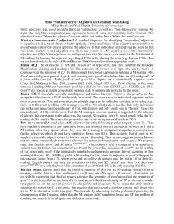 Some "non-intersective" adjectives are