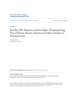 Just like Ole` Mammy used to Make