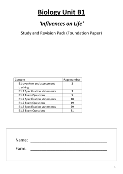 B1 Foundation Revision Pack 1