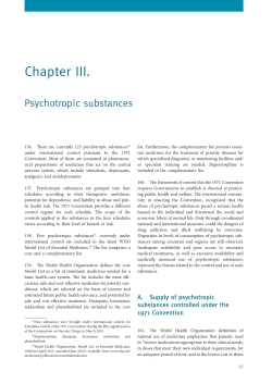 Supply of psychotropic substances controlled under the 1971