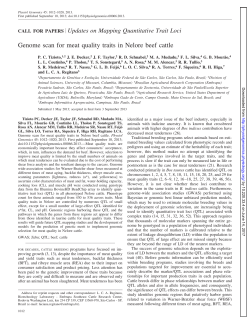 Genome scan for meat quality traits in Nelore beef cattle