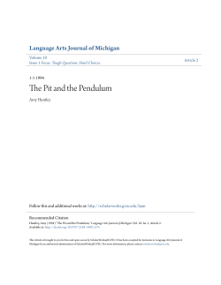 The Pit and the Pendulum