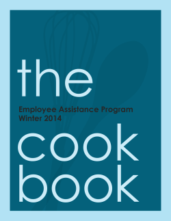 Employee Assistance Program Winter 2014 cook book